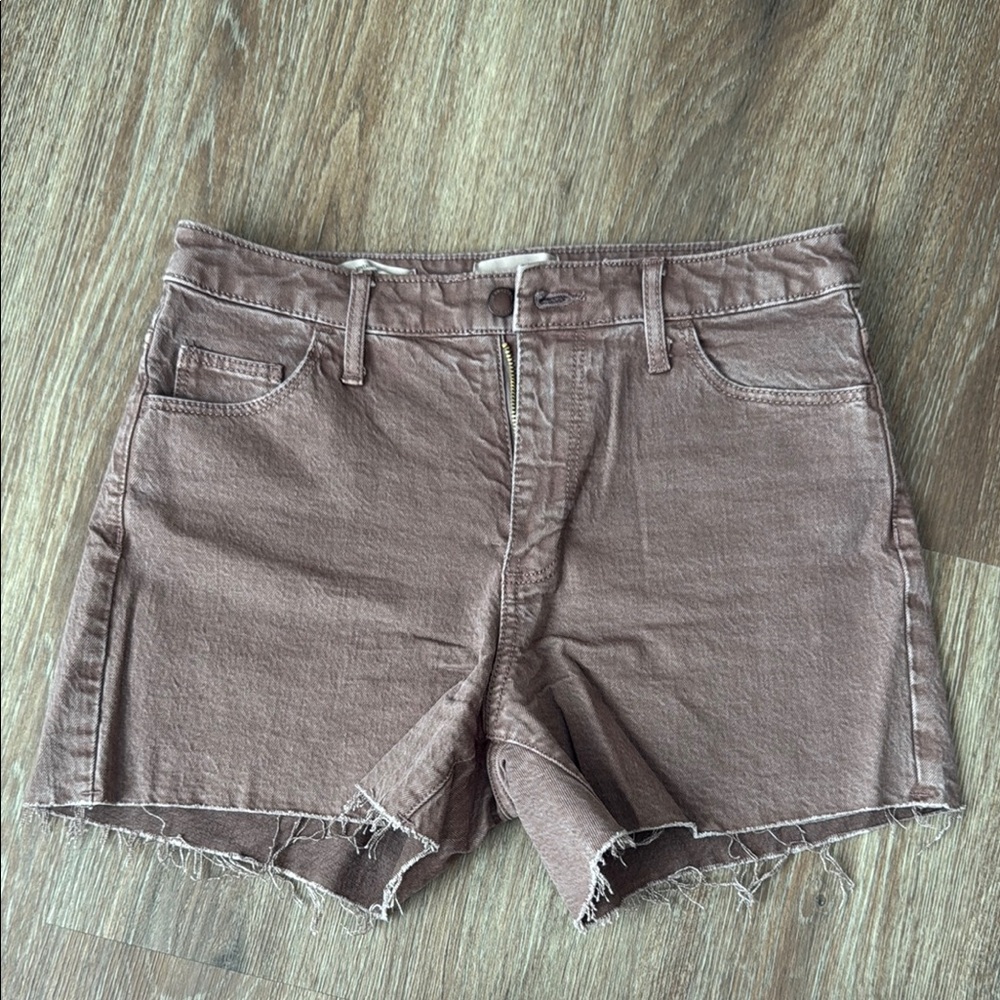 Women's Brown Jean Shorts